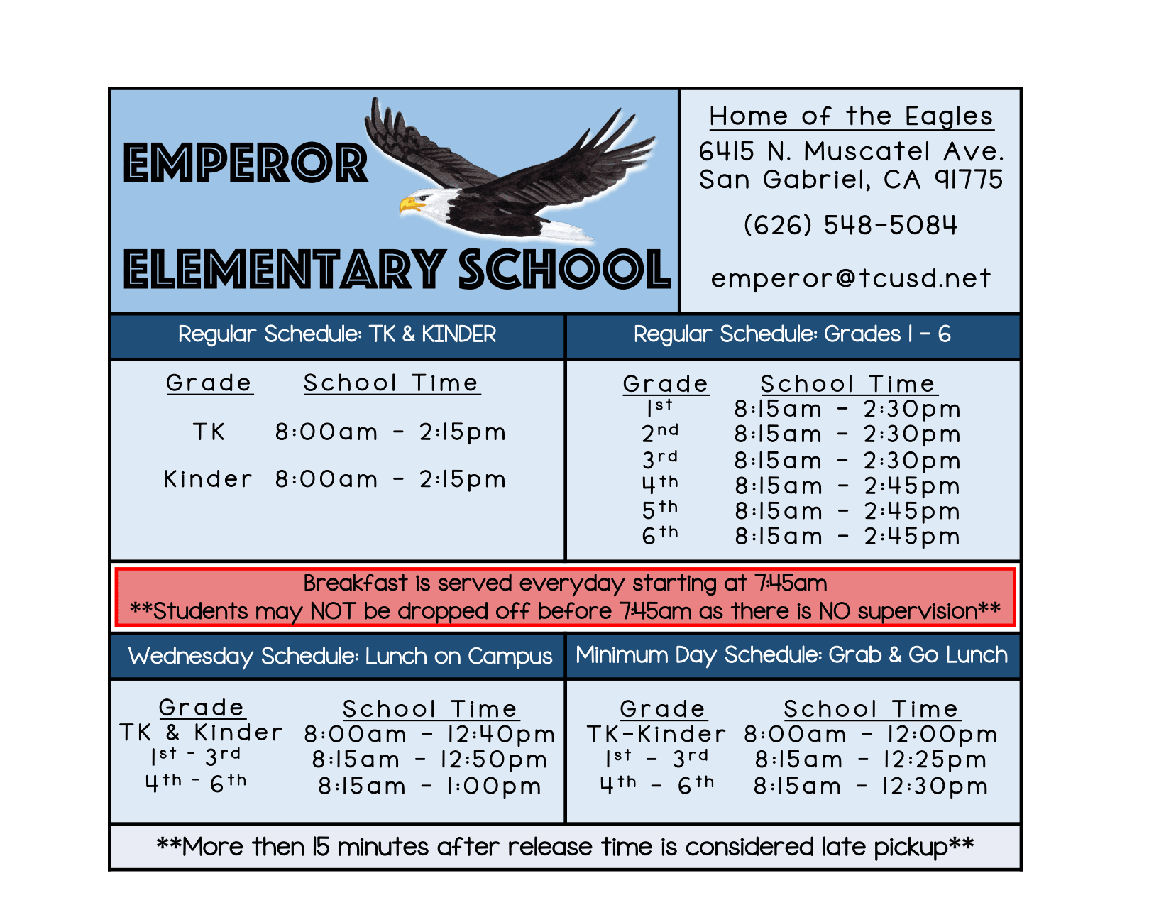 First page of the PDF file: BellSchedule23-24