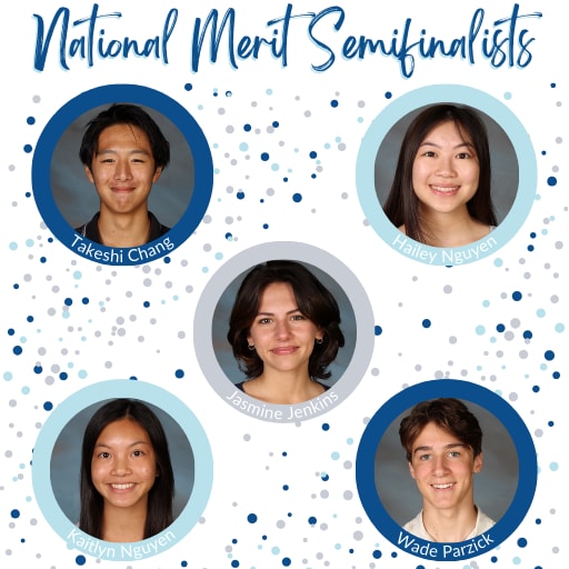Five CdM Students Named National Merit Scholarship Semifinalists