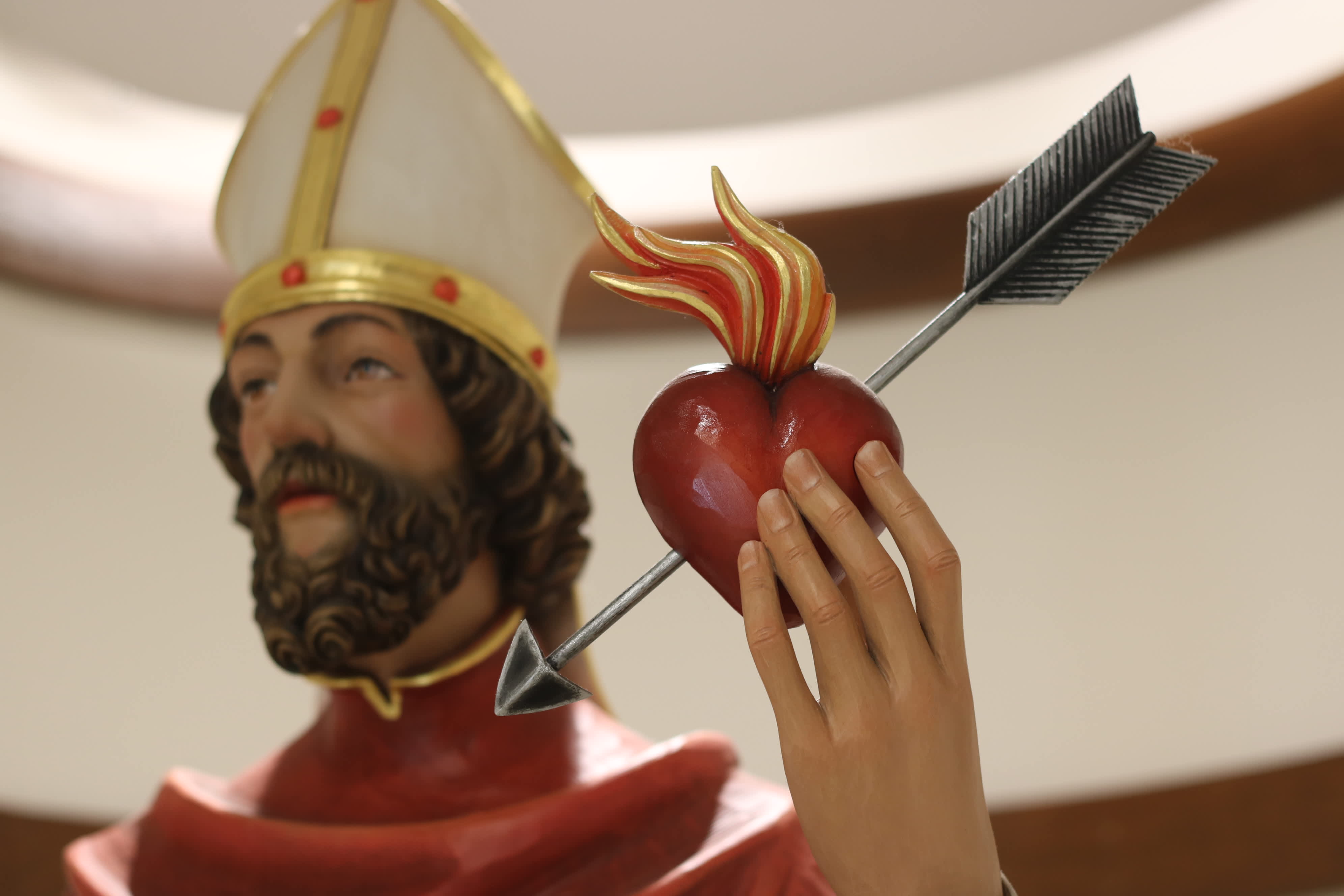 Students celebrated St. Augustine’s birthday at Austin Prep.