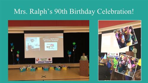 Community members attending the Beulah Ralph Elementary School dedication ceremony in 2016