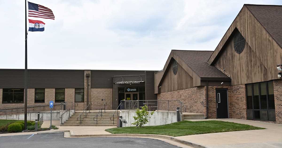 Aslin Administration Building, Columbia Public Schools district office exterior