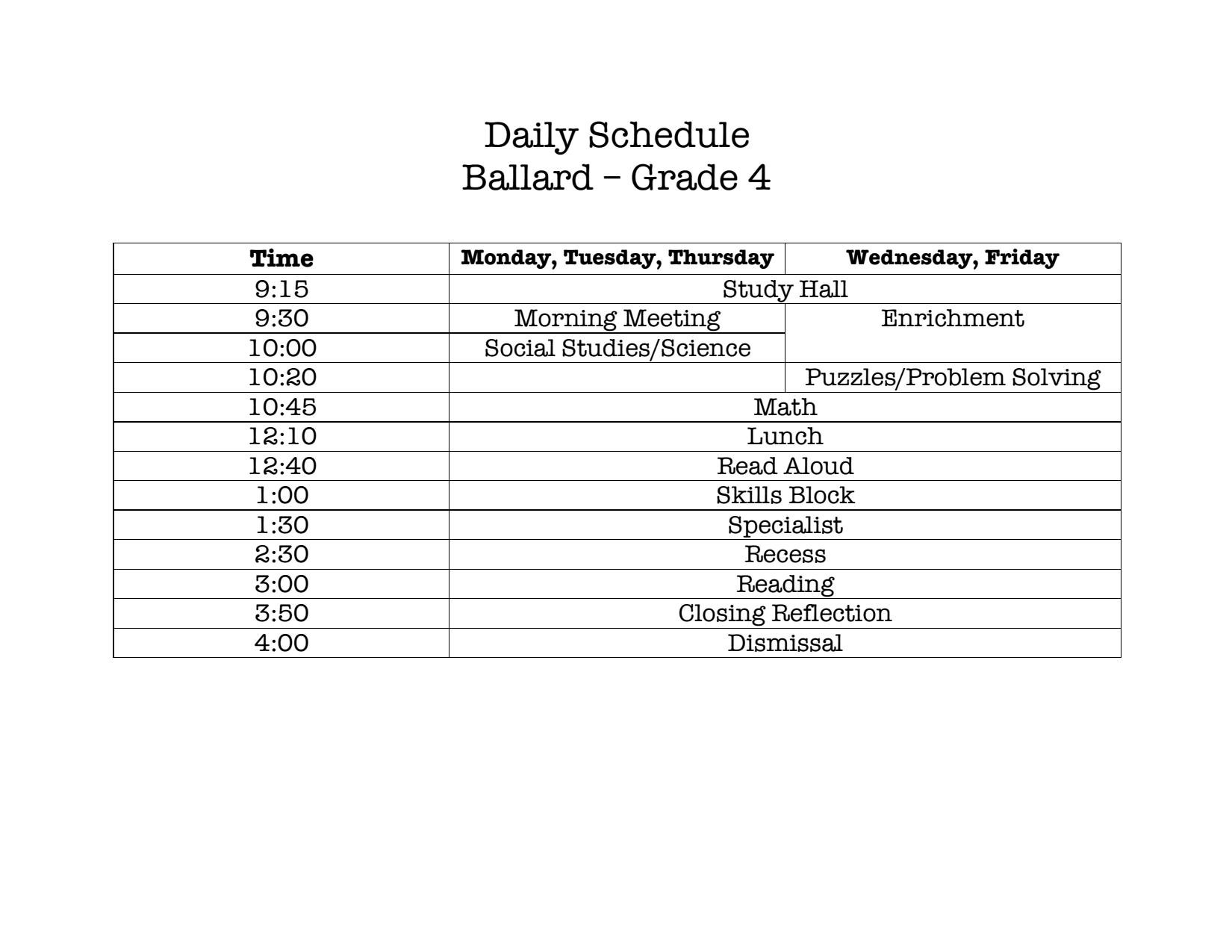 First page of the PDF file: 2022-DailySchedule