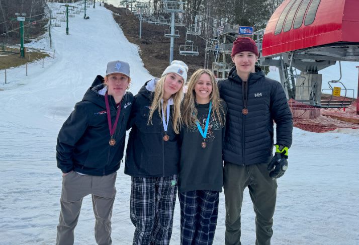 Alpine Skiers Head to State Despite Warm Winter