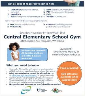 Vaccines Required for School Attendance - North Beach School 
