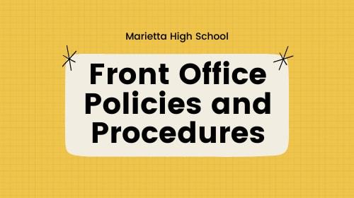Marietta High School — Campus