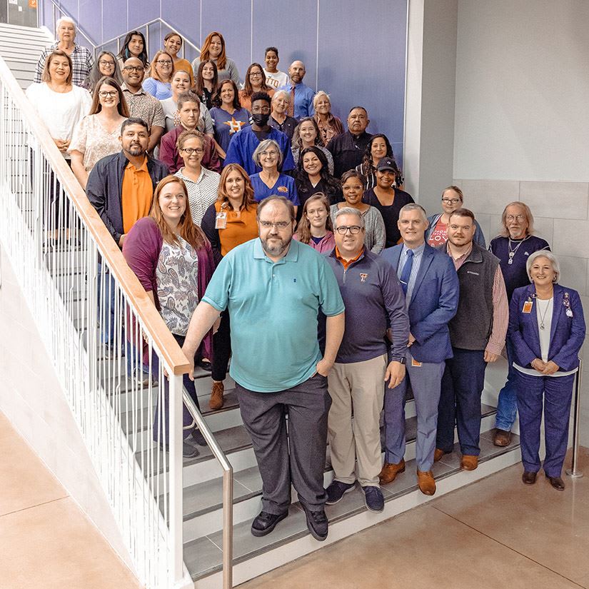 Long Range Facilities Planning Committee members gathered for a group photo.