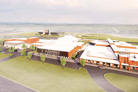 Hutto High School modernization project.
