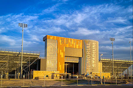 Memorial Stadium renovations completed through the 2019 Bond.