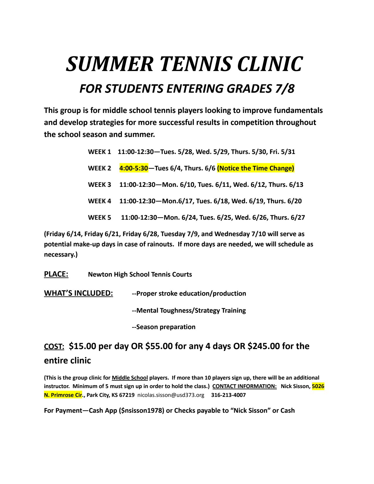 First page of the PDF file: SummerTennisMSCampdocx