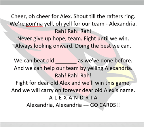 Cardinal Fan Song