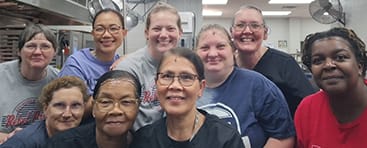 Cafeteria Workers at ECHS, 2024