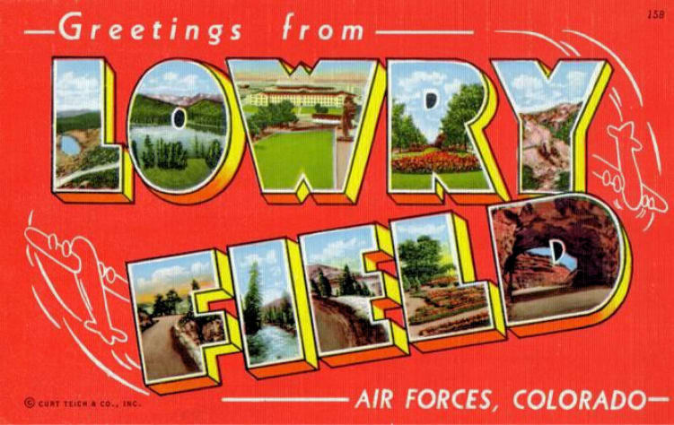 Historic image of Lowry Air Force Base, where Stanley established its current campus
