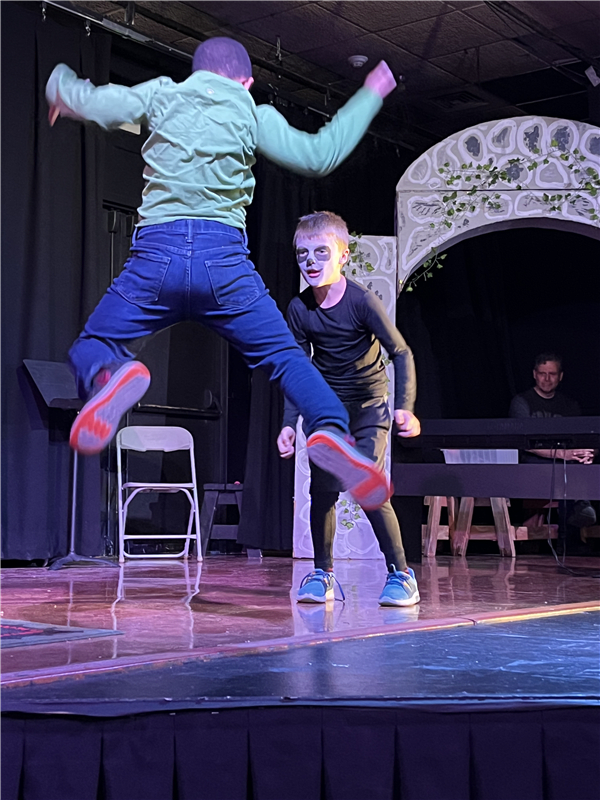Stanley student dancing at Arts Fest
