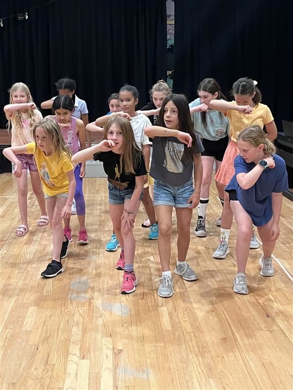 Children performing during a Summer at Stanley dance program