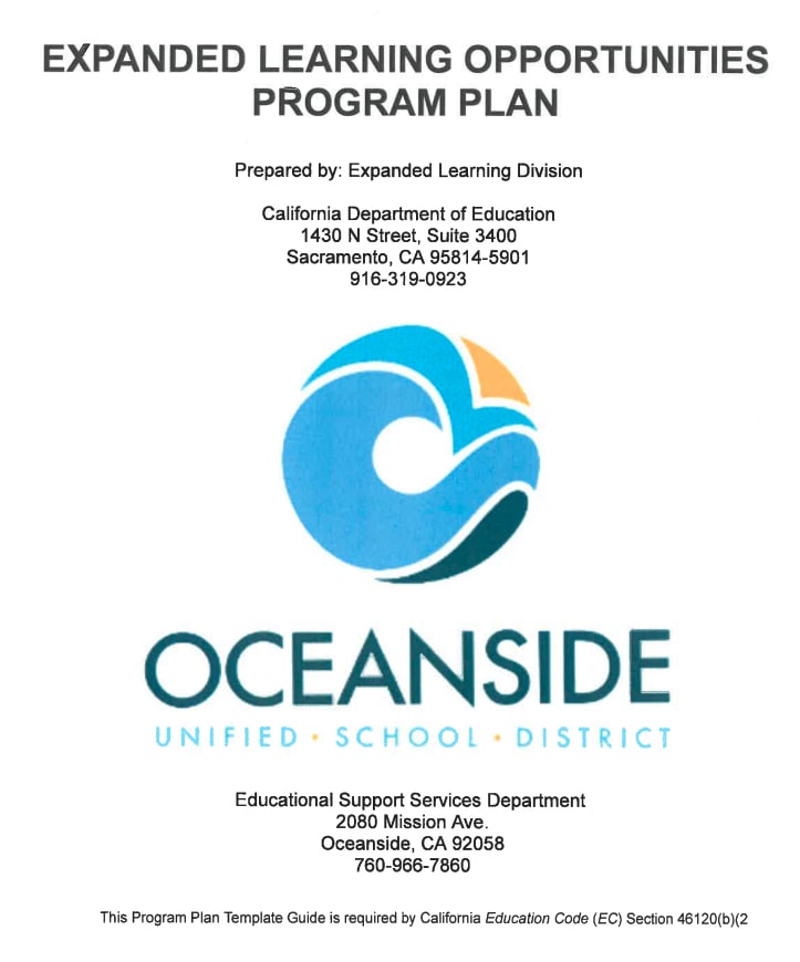 Expanded Learning Opportunities Program Guide