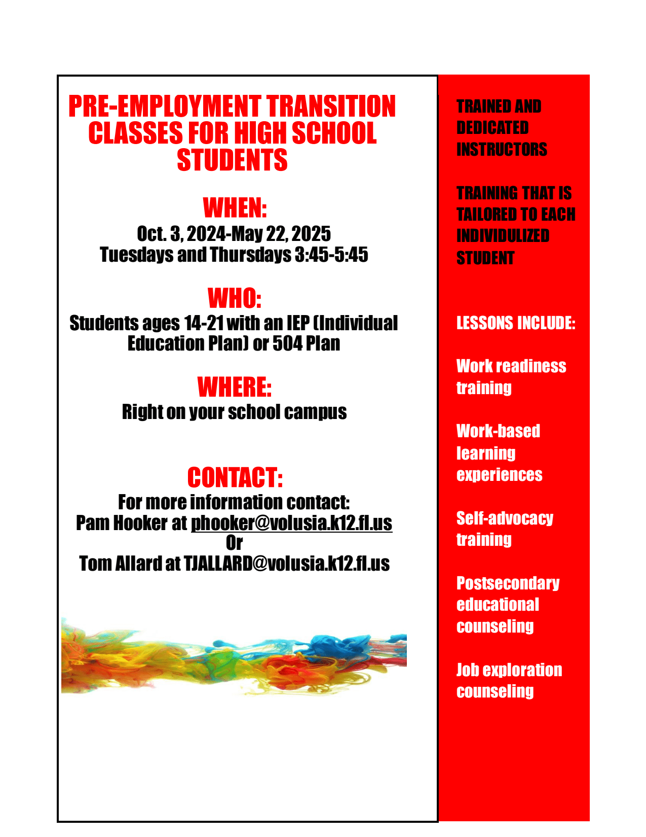 Transition - Volusia County Schools