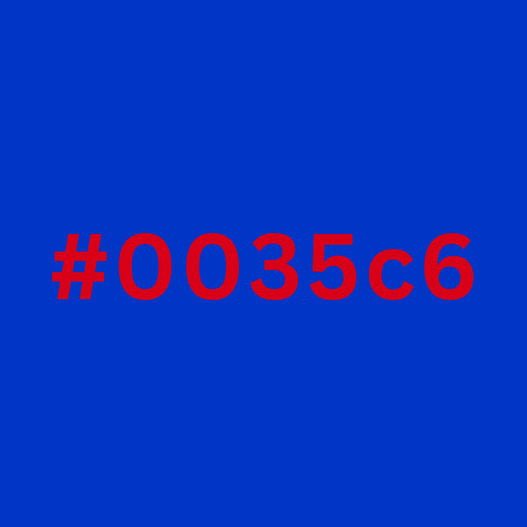 Moore High School official blue color sample