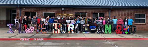 I Love Burleson ISD Crossroads with StaffIMG_8123
