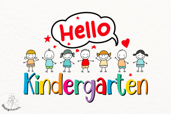 Welcome to Kindergarten message