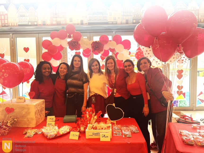 Our school celebrated Valentine's Day with various activities