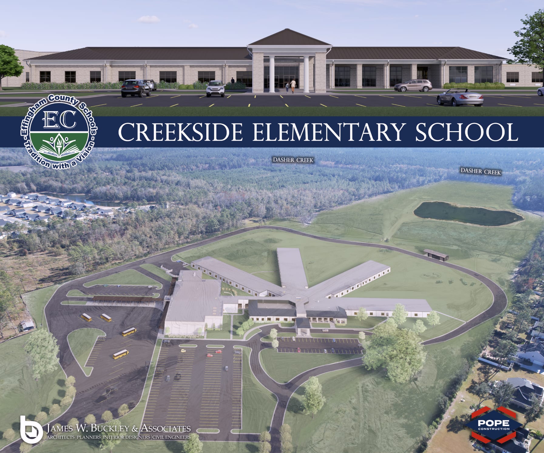 Creekside Elementary, future development
