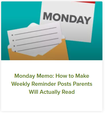 Monday Messages