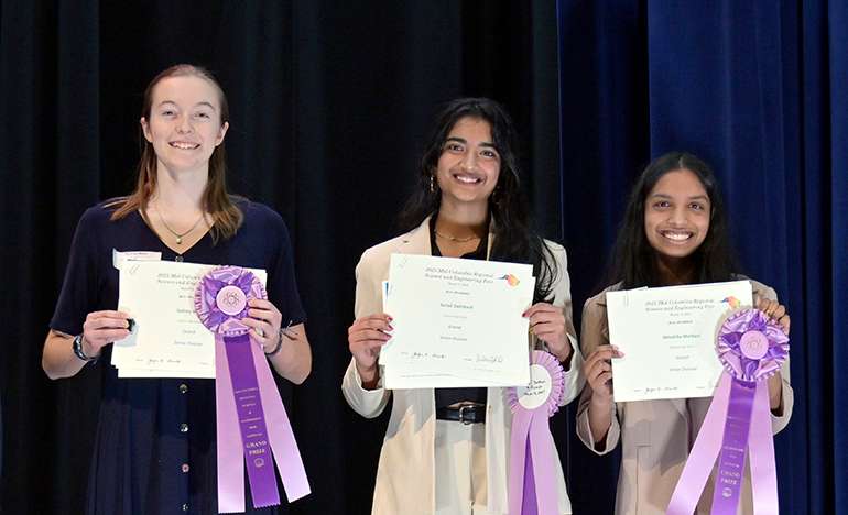 2025 Science Fair Grand Prize Winners