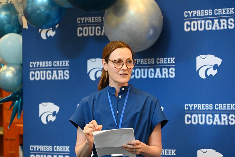 Vicky Wight, filmmaker and Cypress Creek class of 1991 alumna, was inducted into the 2025 class for…