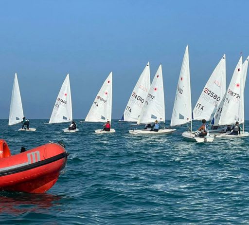 CCI students taking part in a regatta on the Adriatic coast