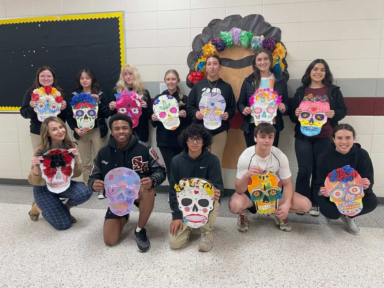 SEHS Spanish Honor Society group photo