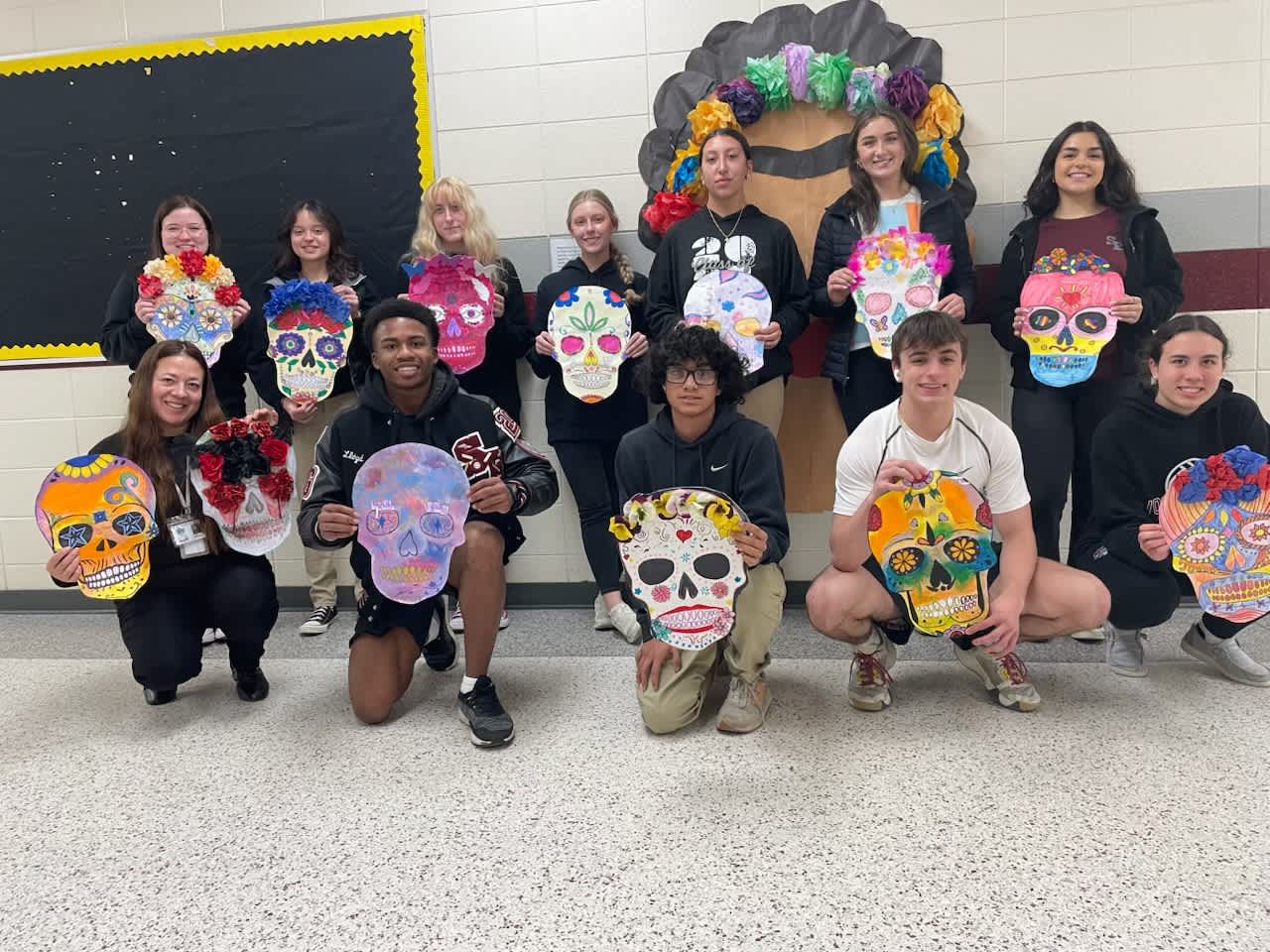 SEHS Spanish Honor Society group photo 2