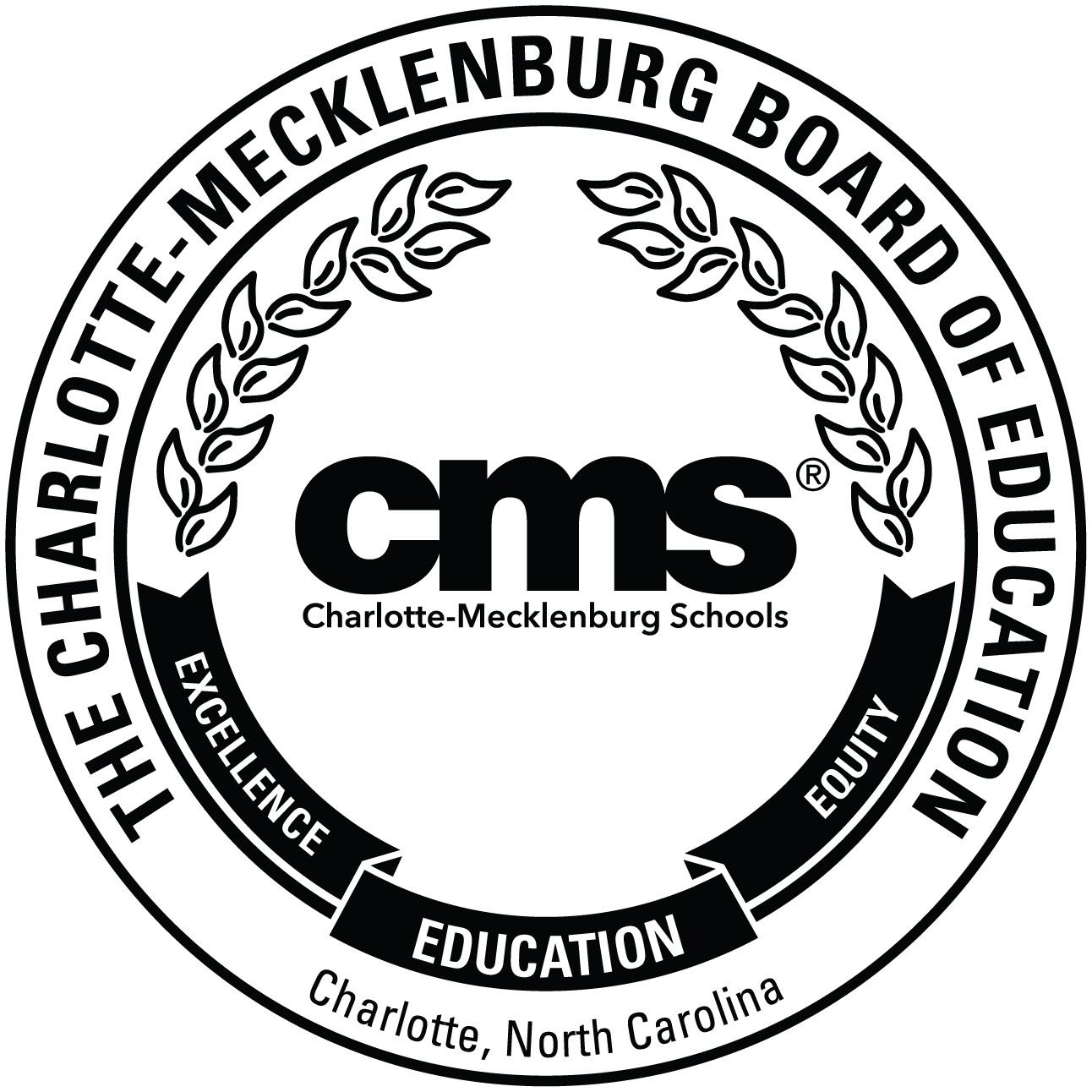 Black CMS Seal