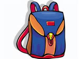 Backpack icon representing school communication