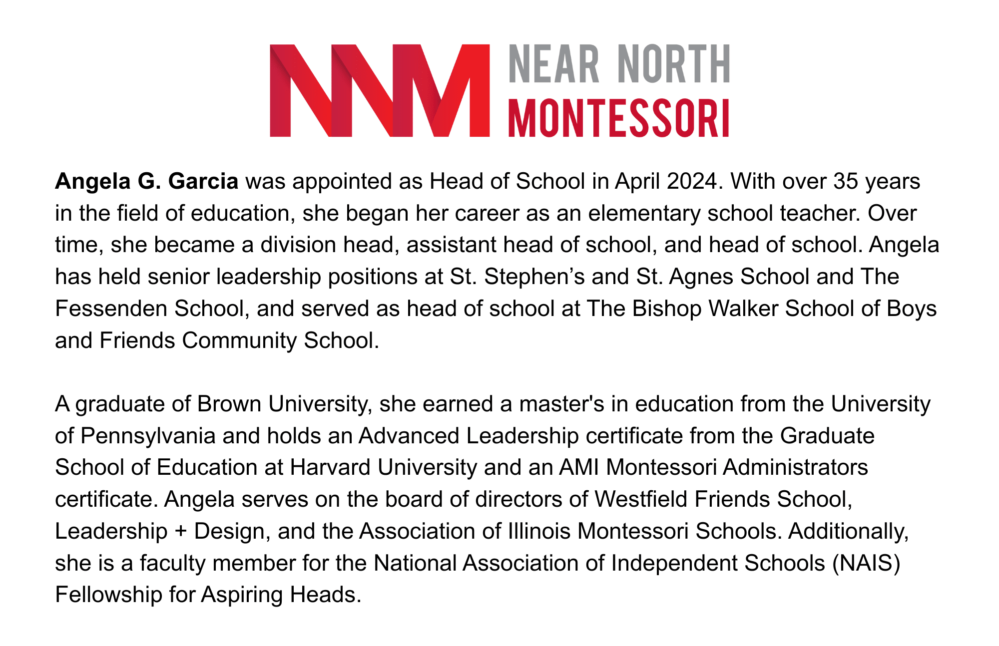 Angela G. Garcia bio