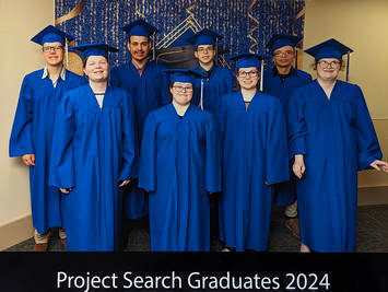 Project SEARCH interns at Emplify during a program year