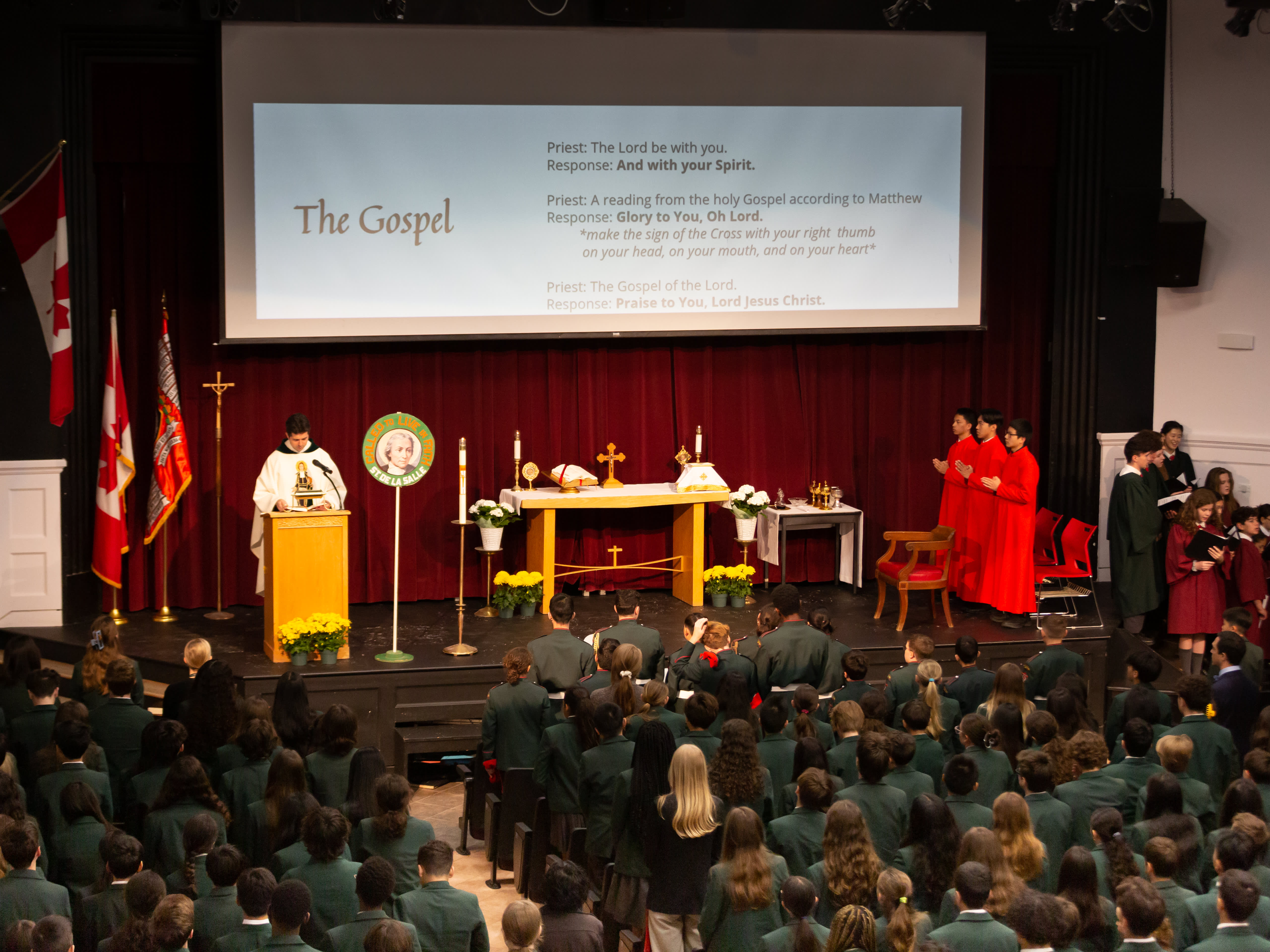 Students working on a studio art project