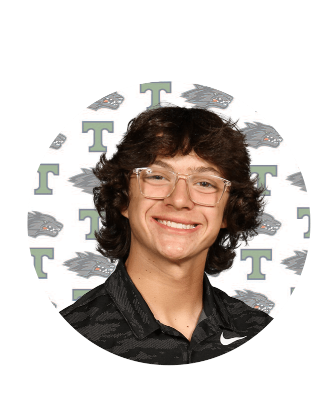 Hudson Cerrano, Quarterback, number 1, Senior.