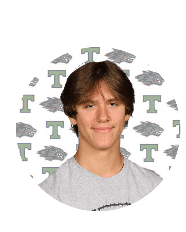 Jase Jaworski, Tight End, number 5, Senior.