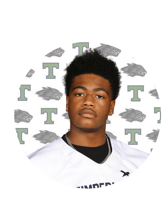 Cameran Robinson, Running Back, number 33, Senior.