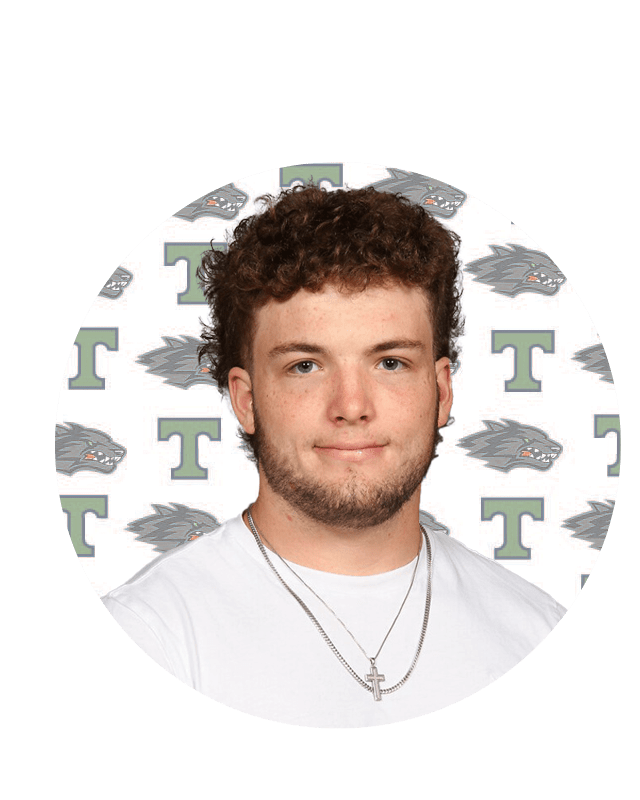 Zach Thornburg, Running Back, number 44, Senior.