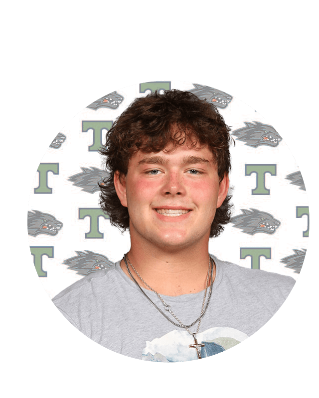 Austin Czeschin, Offensive Lineman, number 55, Senior.