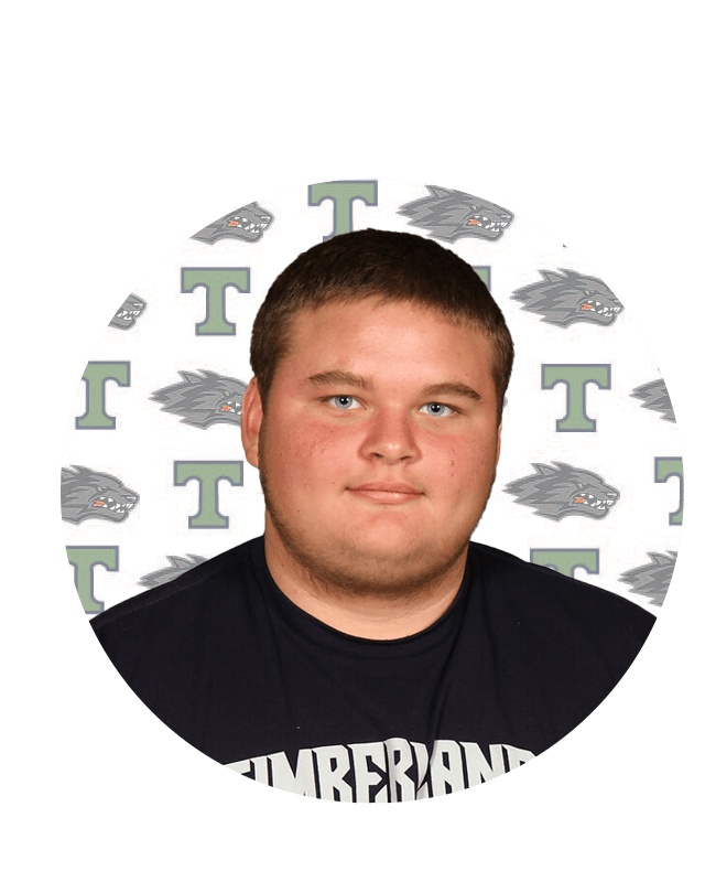 William George, Offensive Lineman, number 77, Senior.