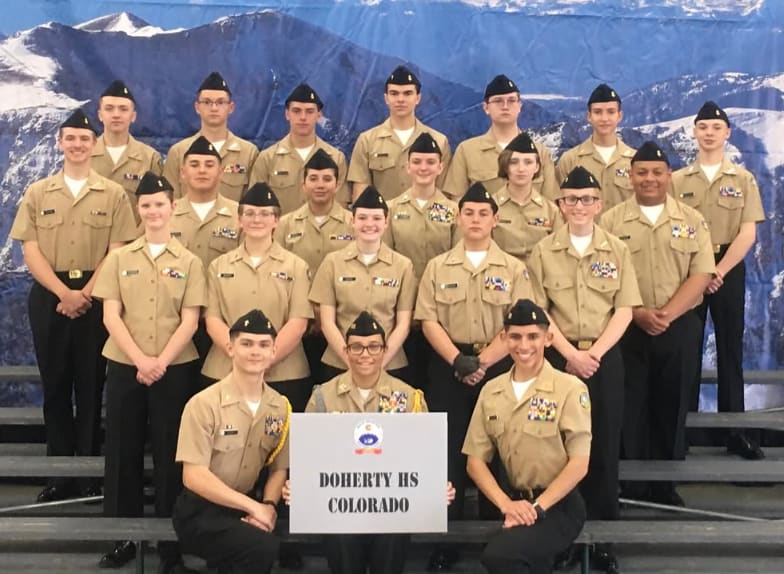 Doherty NJROTC Drill Team @ Rocky Mountain Drill Nationals 2024
