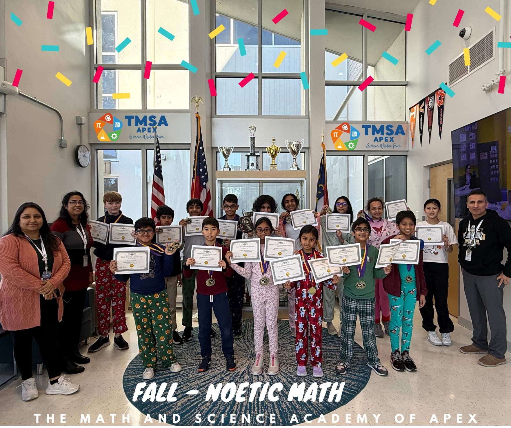TMSA Students with Math Awards