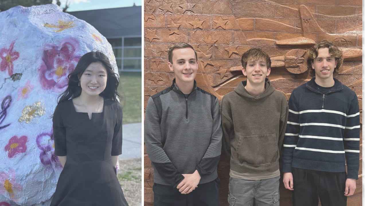 Picture of National Merit Finalists from HHS and RHS