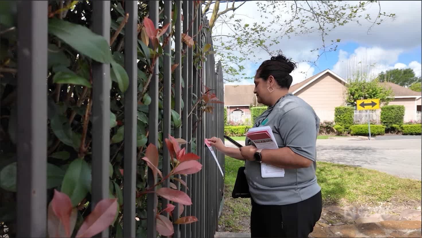 In addition to her full-time role as a family service specialist at Patterson Elementary, Isabel Vasquez (pictured) is in her second year of doing door-to-door outreach for Groundwork.