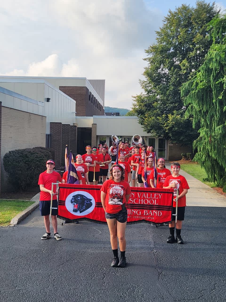 Saucon Valley marching band