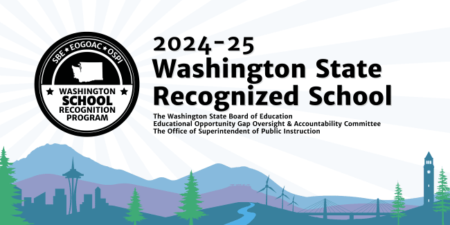Washington State recognized school graphic