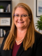 Portrait of Mrs. Ame who is the Health Coordinator