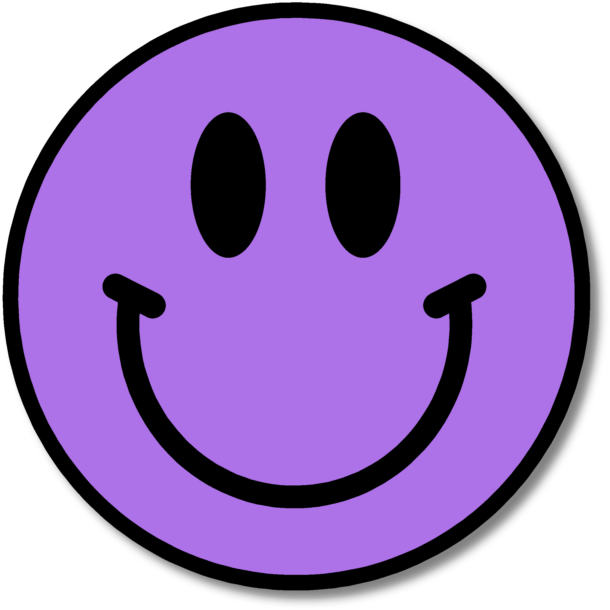 purple smiley face